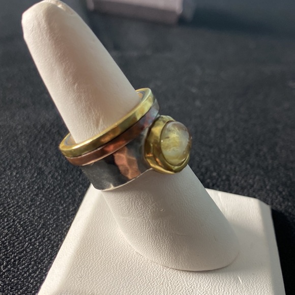 Silpada Metallic Mix Ring, #R3364, size 8. - Picture 4 of 6